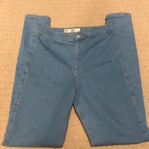 Topshop Joni jeans - size 30 light wash